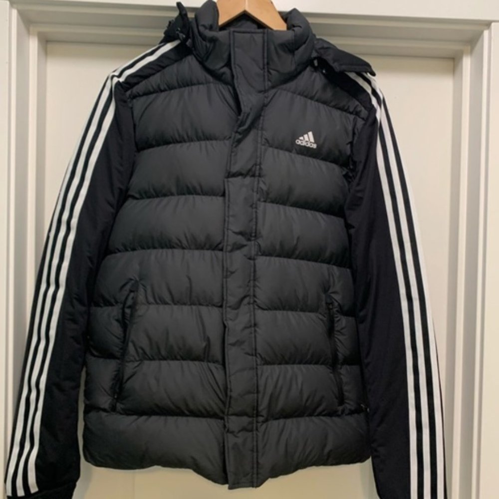 Adidas Goose Down Puffer Jacket with Hood